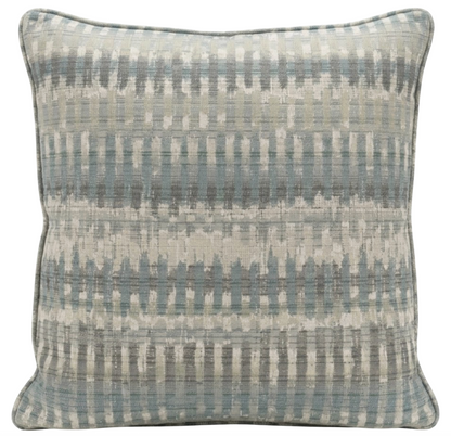 Mosaic Weave Pillow Cover in Seaglass, Indoor Outdoor Pillow