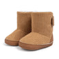 Newborn Baby Winter Boots – Soft Corduroy Booties
