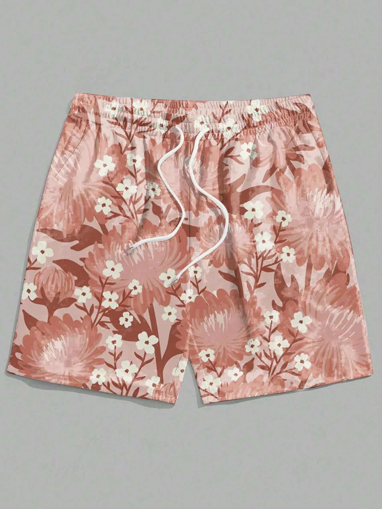 Men's Hawaiian Swim Trunks 3D Hawaiian Plant Pattern Beach Shorts Quick Dry Outdoor Leisure Sports Shorts Fashion Men's Shorts