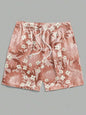 Men's Hawaiian Swim Trunks 3D Hawaiian Plant Pattern Beach Shorts Quick Dry Outdoor Leisure Sports Shorts Fashion Men's Shorts