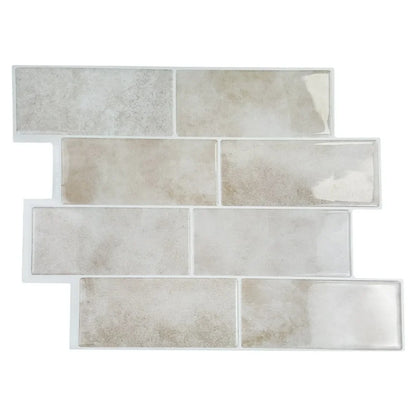 1Pcs New Self-adhesive 3D Wall Tile PVC DIY Wall Sticker Multifunction Waterproof Peel and Stick Wallpaper Home Decor