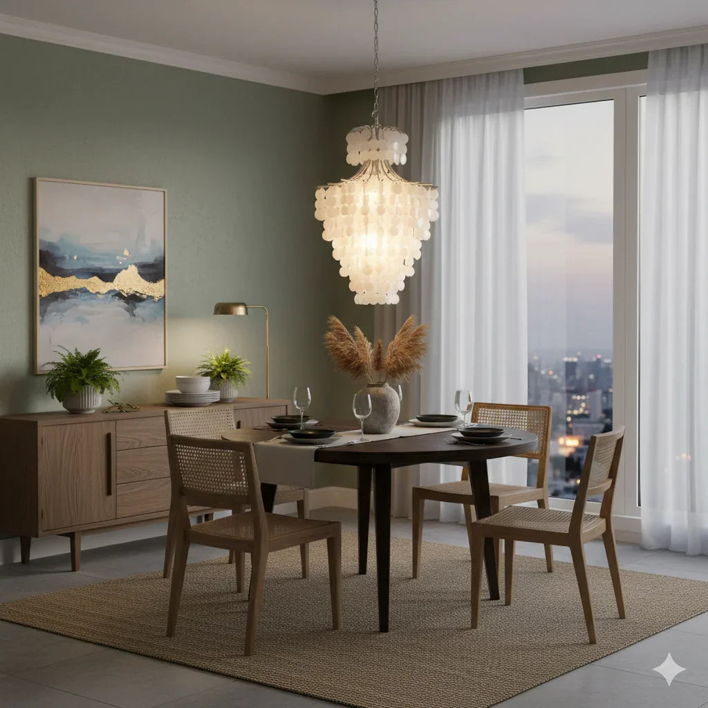 Shell Double-layer Chandelier