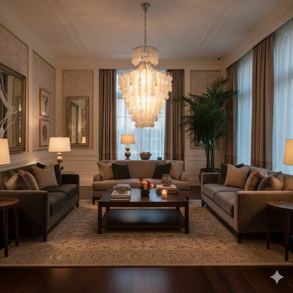 Shell Double-layer Chandelier