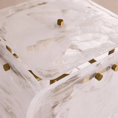 Stacked Glass Floor Lamp