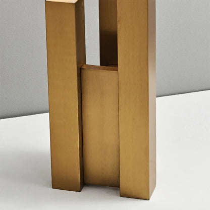 Staggered Natural Alabaster Pillar Floor Lamp