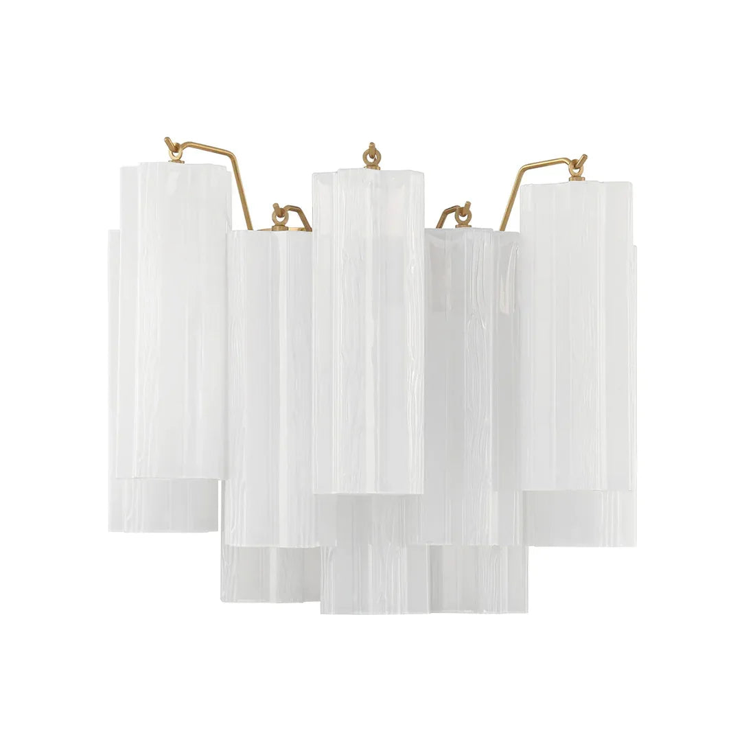 Star-shaped glass tube wall lamp