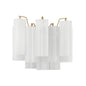 Star-shaped glass tube wall lamp
