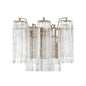 Star-shaped glass tube wall lamp