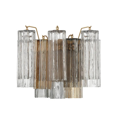 Star-shaped glass tube wall lamp