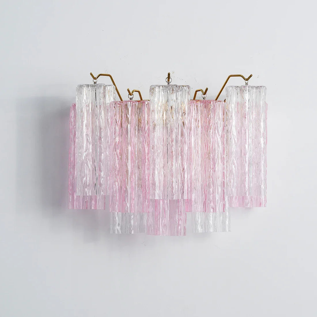 Star-shaped glass tube wall lamp