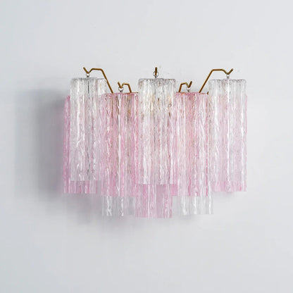 Star-shaped glass tube wall lamp