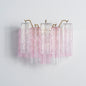 Star-shaped glass tube wall lamp