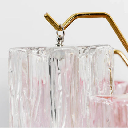 Star-shaped glass tube wall lamp