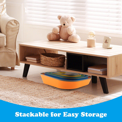 Stepping Stone for Kids 5Pcs Non-Slip Toddler River Stone Set-Multicolor