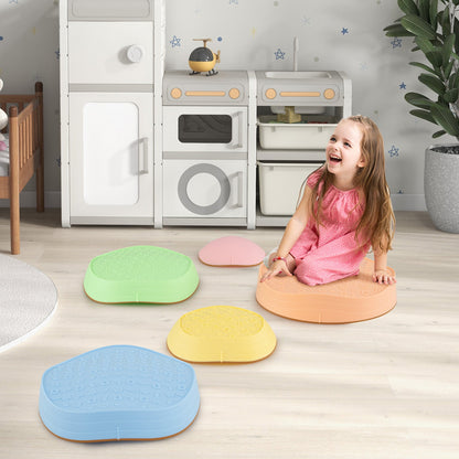Stepping Stones for Kids 5 PCS Non-Slip Balance Stones with Storage Bag