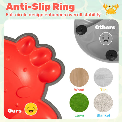Stepping Stones for Kids 9 Pieces Non-Slip Toddler Stepping Stones Balance Sensory Toys-Multicolor