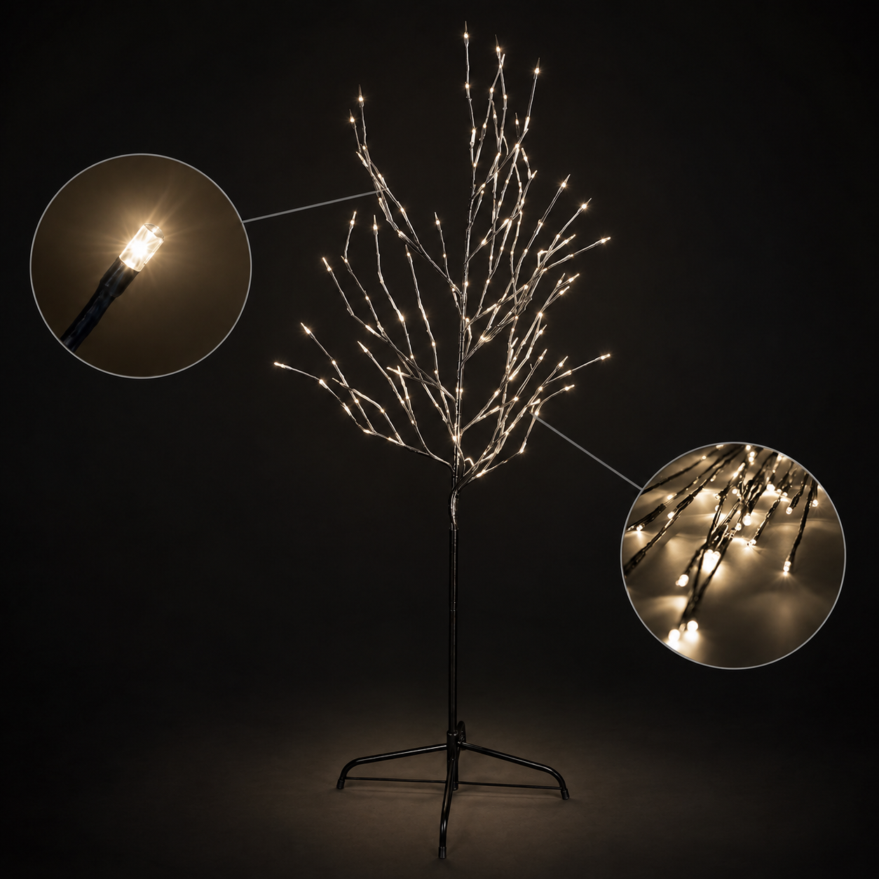6ft 150L Tree Light, Warm White