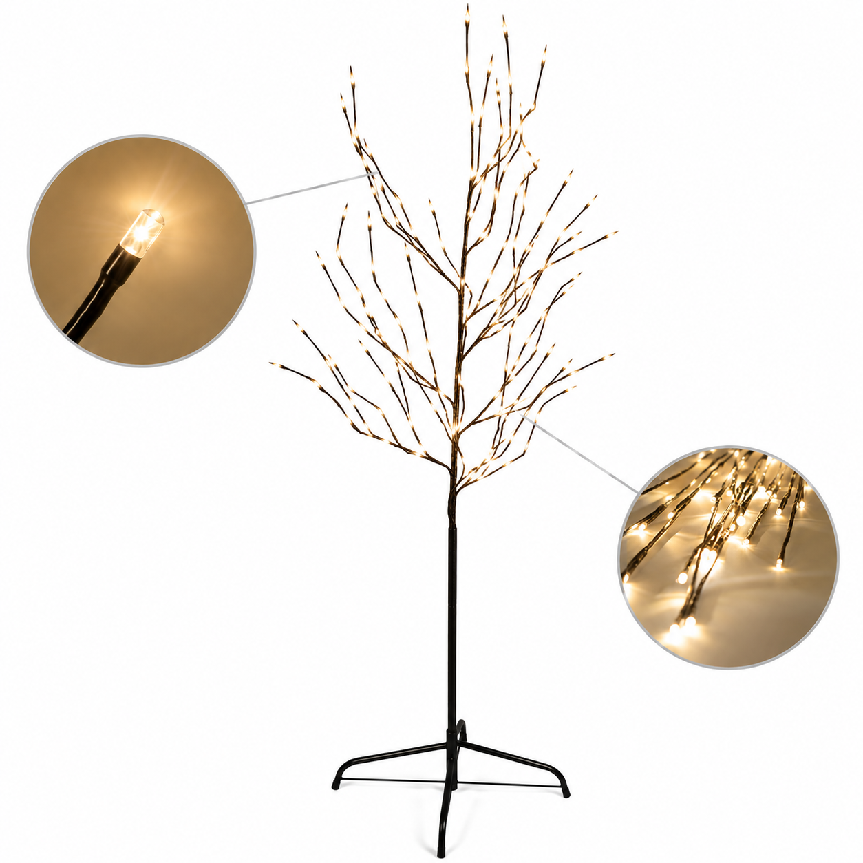 6ft 150L Tree Light, Warm White