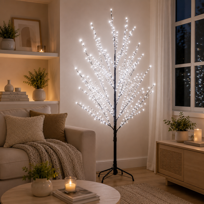 6ft 150L Tree Light, White