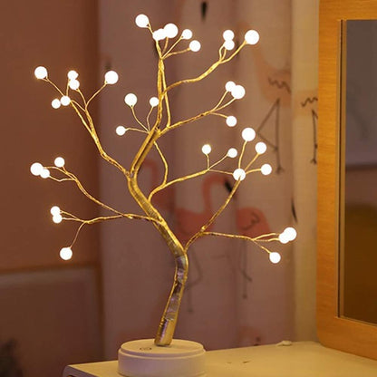 60LED Tree Lights Bulbs, Battery Operated, Warm White