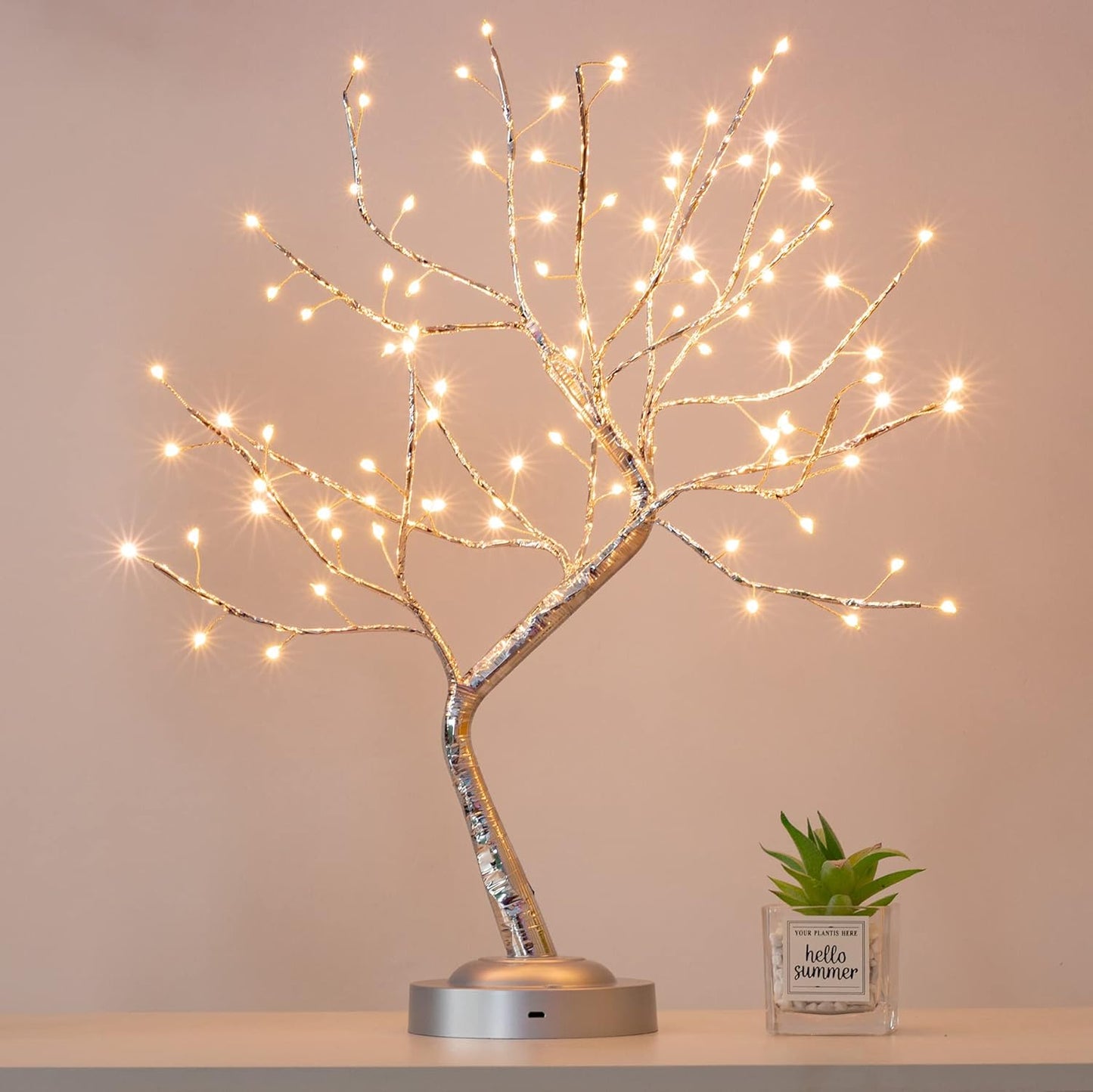 60LED Tree Lights, Battery Operated, Warm White