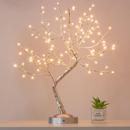 60LED Tree Lights, Battery Operated, Warm White