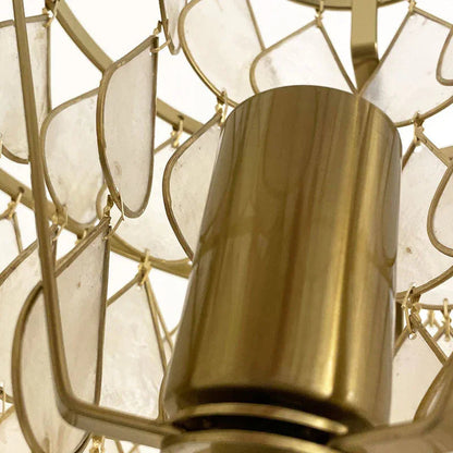 Teardrops Capiz Floor Lamp
