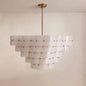 Tiered Glass Chandelier