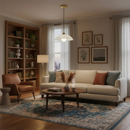 Timeless Alabaster Minimalist Pendant Light