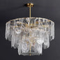 Timeless Metal & Glass Multi-Light Chandelier