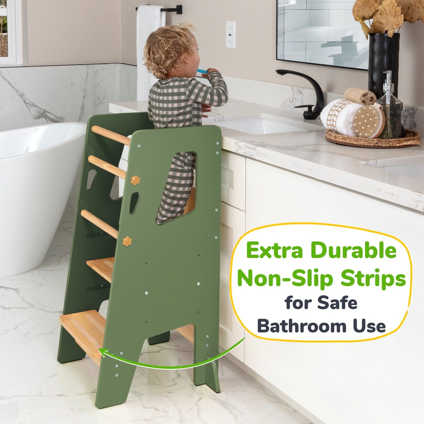 Toddler Tower - Adjustable Kitchen Stool Helper