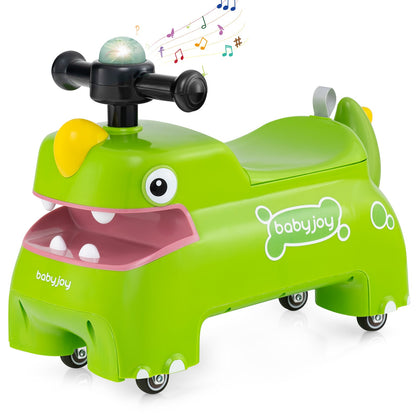 Toddler Ride on Toy Walking Sliding Car with Lights and Music