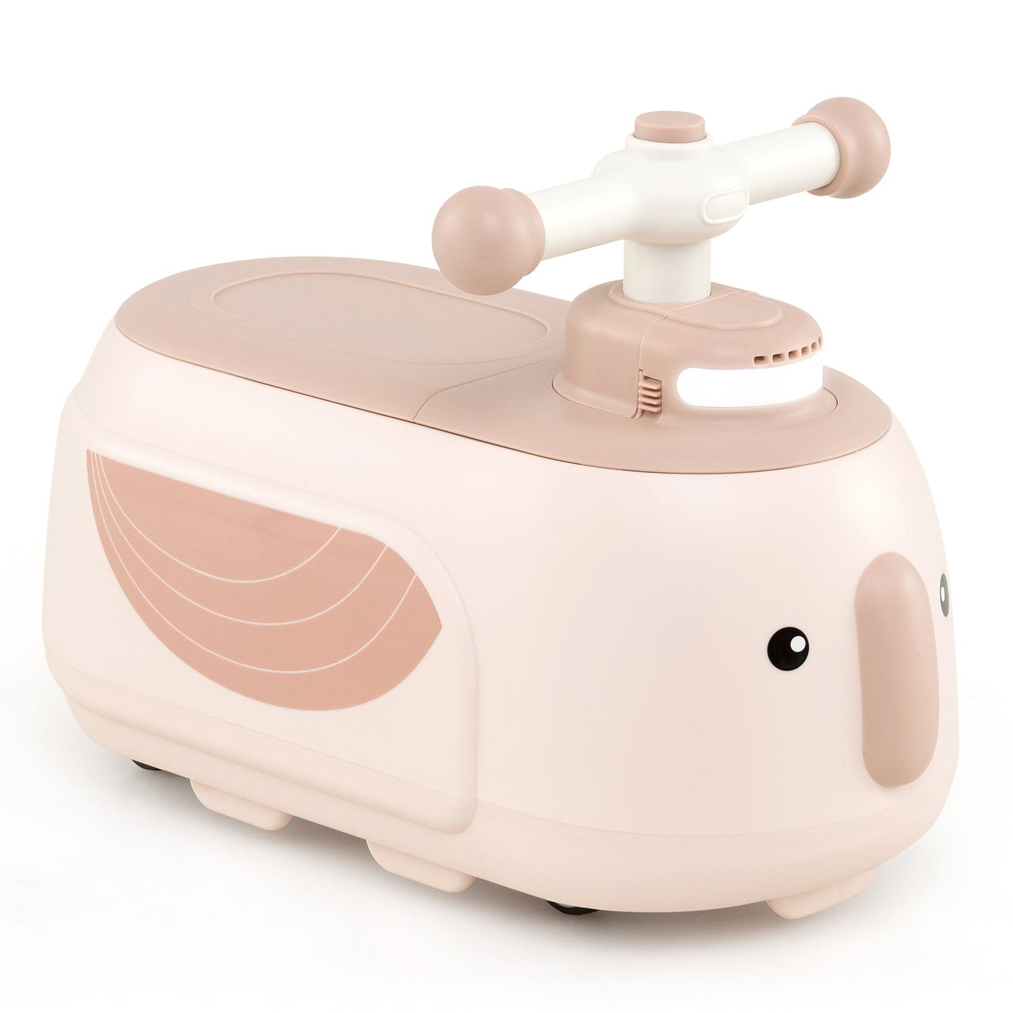 Toddler Ride on Toy with Trailer and Light Music