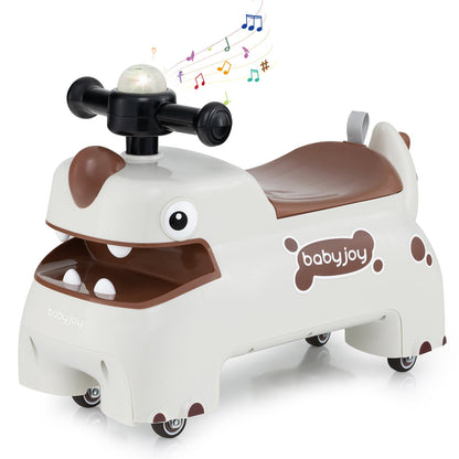 Toddler Ride on Toy Walking Sliding Car with Lights and Music