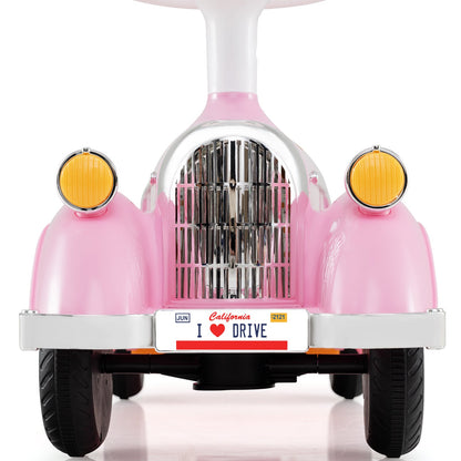 Toddler Ride on Toy Classic Sliding Car with Horn and LED Headlight