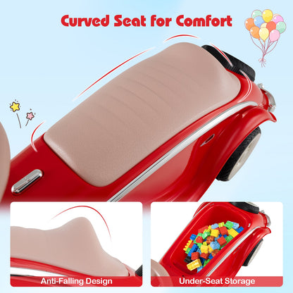 Toddler Ride on Toy Classic Sliding Car with Horn and LED Headlight