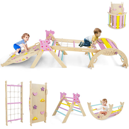 Triangle Set 8-in-1 Foldable Baby Climbing Toys Astronaut/Unicorn Theme