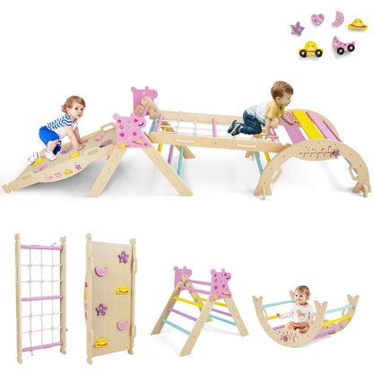 Triangle Set 8-in-1 Foldable Baby Climbing Toys Astronaut/Unicorn Theme
