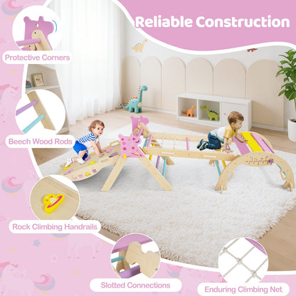 Triangle Set 8-in-1 Foldable Baby Climbing Toys Astronaut/Unicorn Theme