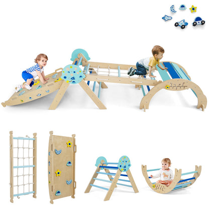Triangle Set 8-in-1 Foldable Baby Climbing Toys Astronaut/Unicorn Theme