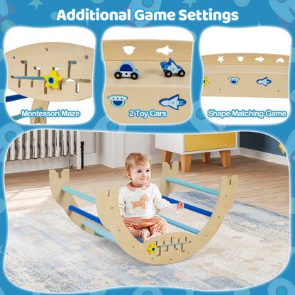 Triangle Set 8-in-1 Foldable Baby Climbing Toys Astronaut/Unicorn Theme