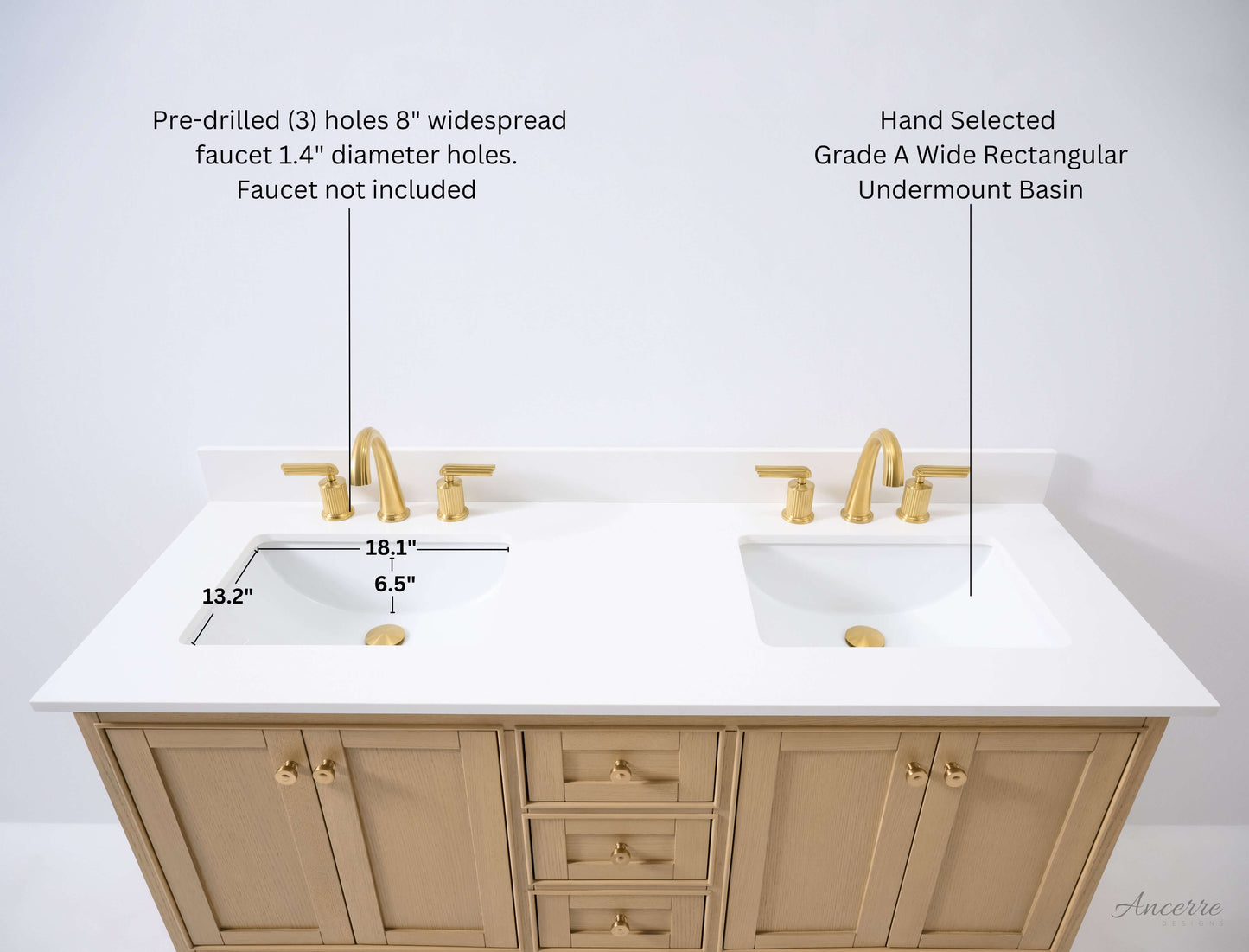 Audrey 60" Bath Vanity Set