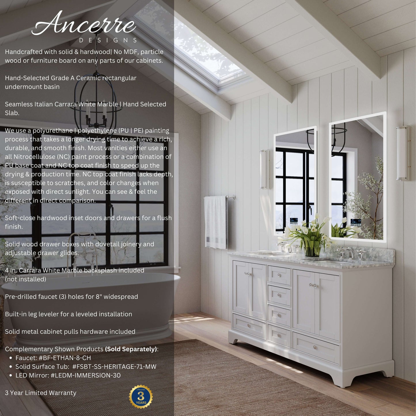 Audrey 48" Bath Vanity Set