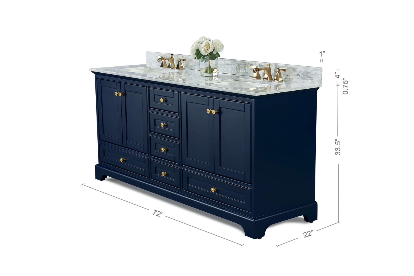 Audrey 72" Bath Vanity Set