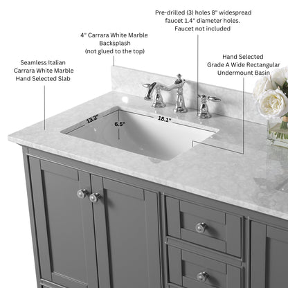Audrey 66" Bath Vanity Set