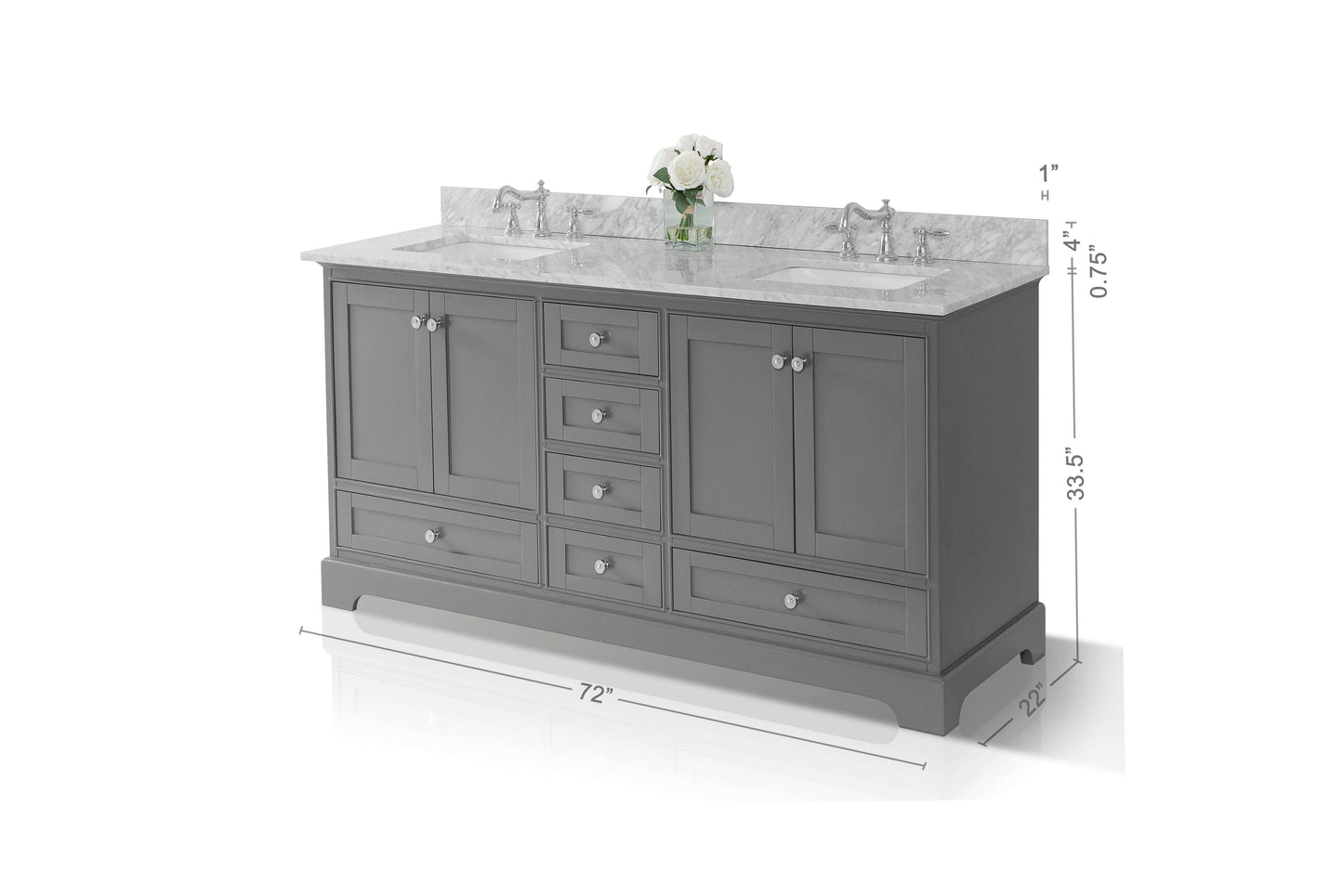 Audrey 72" Bath Vanity Set