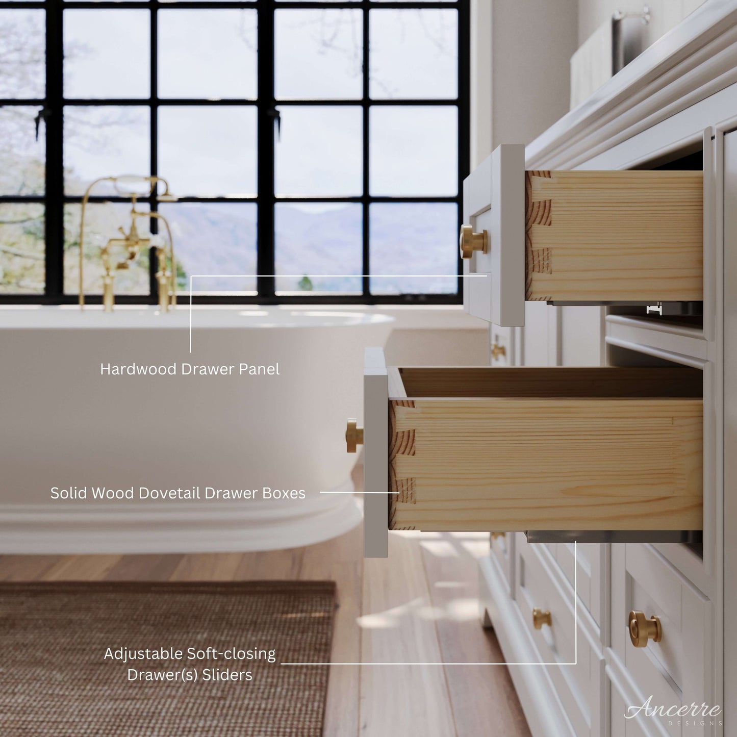 Audrey 72" Bath Vanity Set