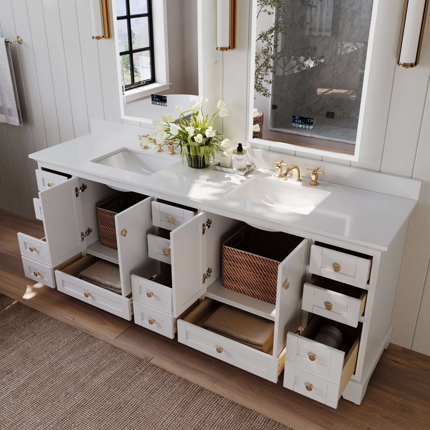 Audrey 84" Bath Vanity Set