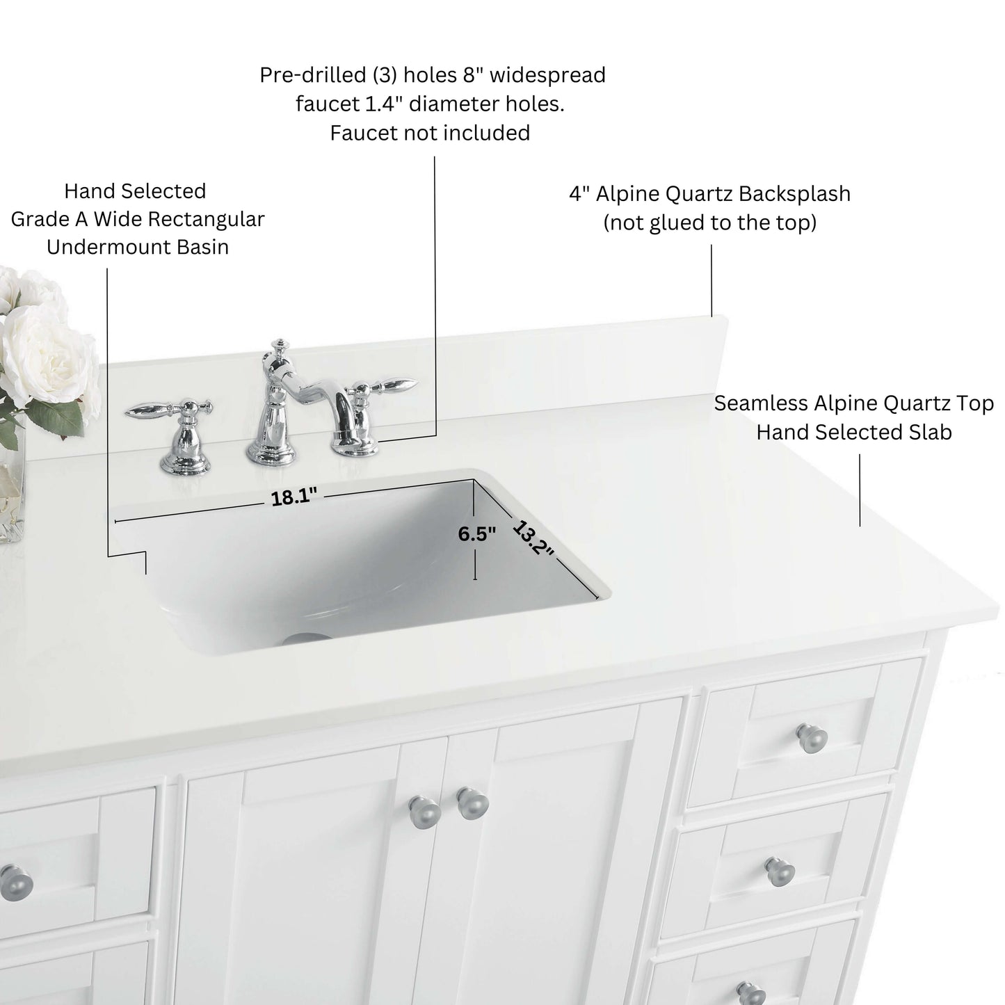 Audrey 84" Bath Vanity Set