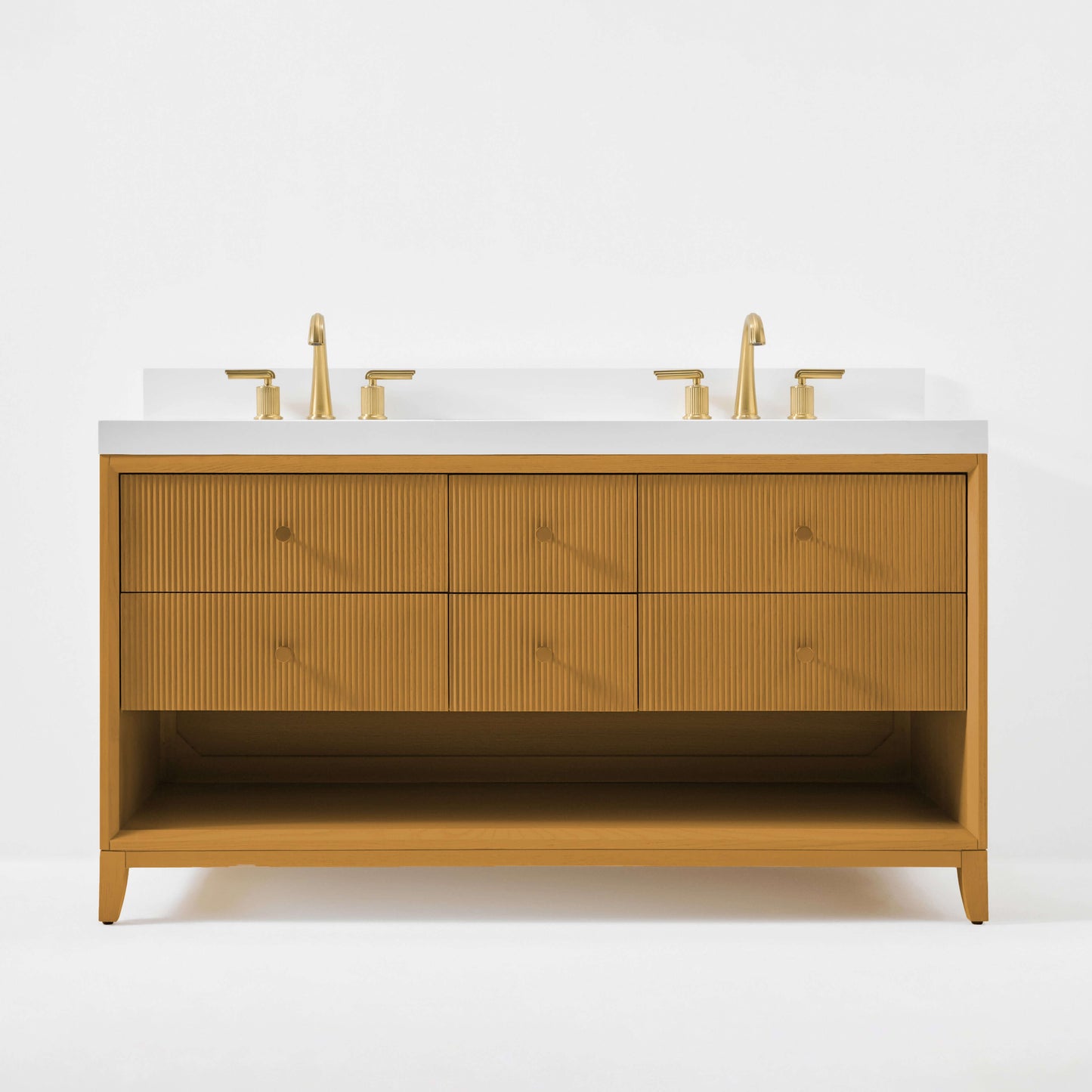 Momo Bathroom Vanity Collection in Sienna Finish